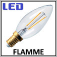 Lampes flammes LED